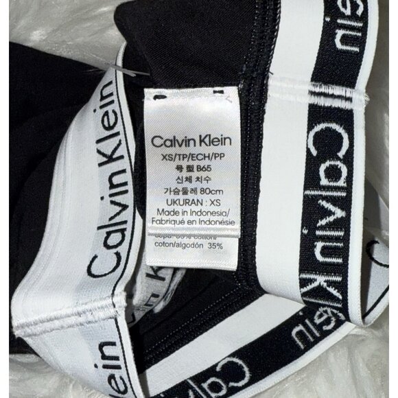 Calvin Klein QF5980 Womens Modern Cotton Unlined Triangle Bralette Bra WF XS New - Picture 5 of 6